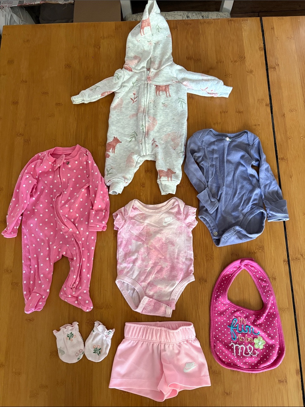Nike Pink Set and Bundle Newborn Baby Girl Pink